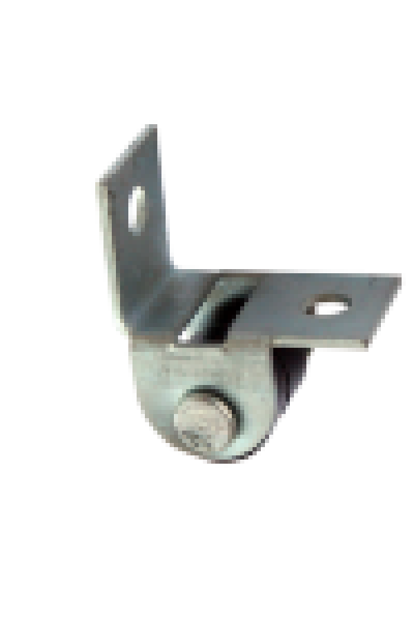 Ролик выкатной, Г-образный крепеж, цинк, 15 мм ( 531 ) РВ 531