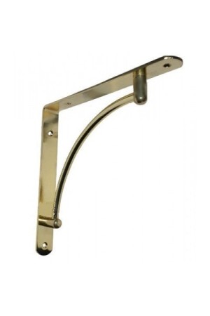 Кронштейн арочный (вогнутый)  220х220 (золото )   (73025) К-77