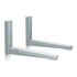 Кронштейн для СВЧ - с регулировкой длины (300мм-490мм) белый С-3б