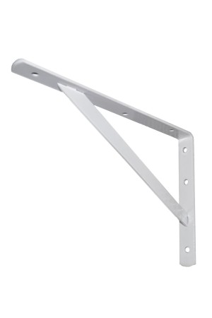 Кронштейн модель 9 усиленный  150х250* 20мм (белый), SB-07 К9-150*250