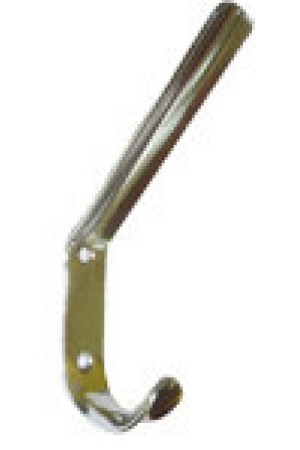 Крючок плоский 2-х рожковый (белый) №4 V-15