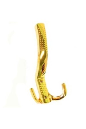 Крючок 3-х рожковый в точку L  (золото)(К-2343) V-53L