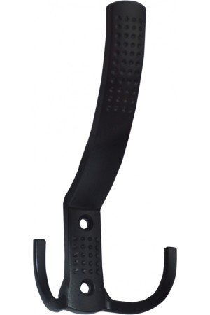 Крючок 3-х рожковый в точку (ЧЕРНЫЙ)(К-2343) V-49-BLACK