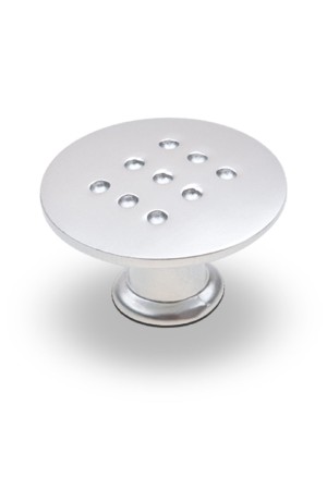 Ручка-кнопка в точку, матовый хром K-1060 SC