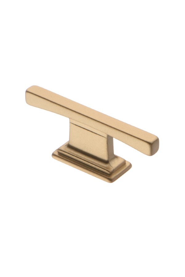 Ручка-кнопка, матовое золото RK-108 BSG