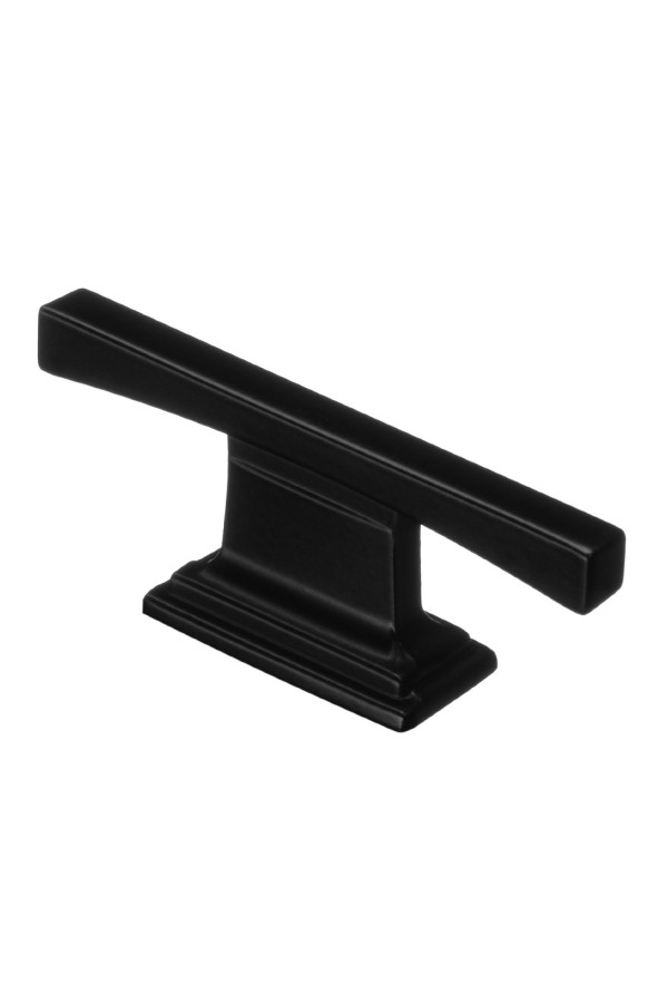 Ручка-кнопка, матовый черный RK-108 BL