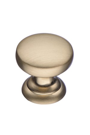 Ручка-кнопка  круглая, матовое золото K-2360 BSG