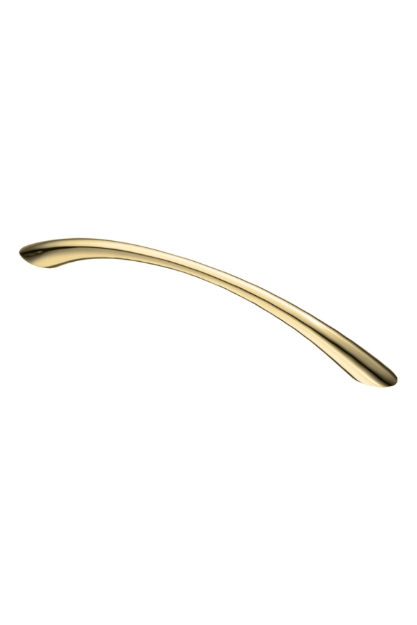 Ручка-скоба круглые концы, золото,  96 мм S-2190-96 OT