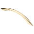 Ручка-скоба острые концы, золото, 128 мм S-2201-128 OT