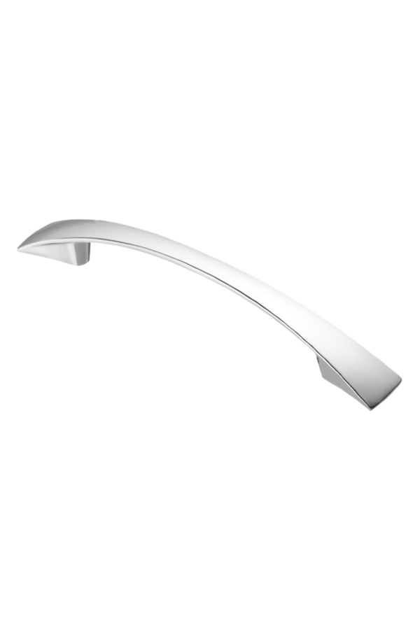 Ручка-скоба плоские концы,  хром,  96 мм S-2210-96