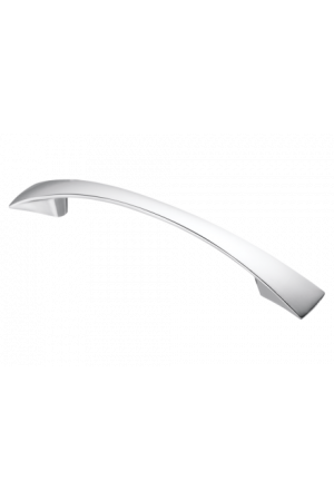 Ручка-скоба плоские концы, хром, 128 мм S-2211-128