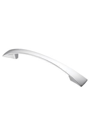 Ручка-скоба плоские концы, хром, 128 мм S-2211-128