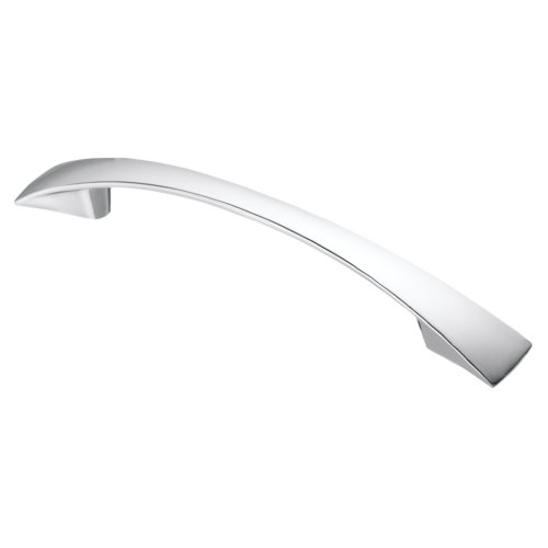 Ручка-скоба плоские концы, хром, 128 мм S-2211-128