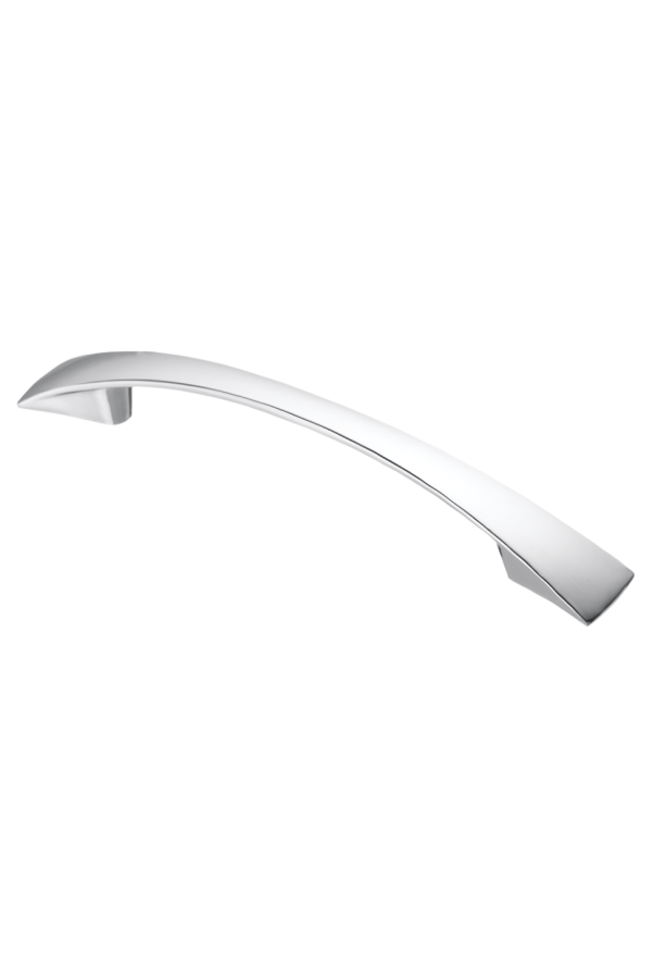 Ручка-скоба плоские концы, хром, 128 мм S-2211-128