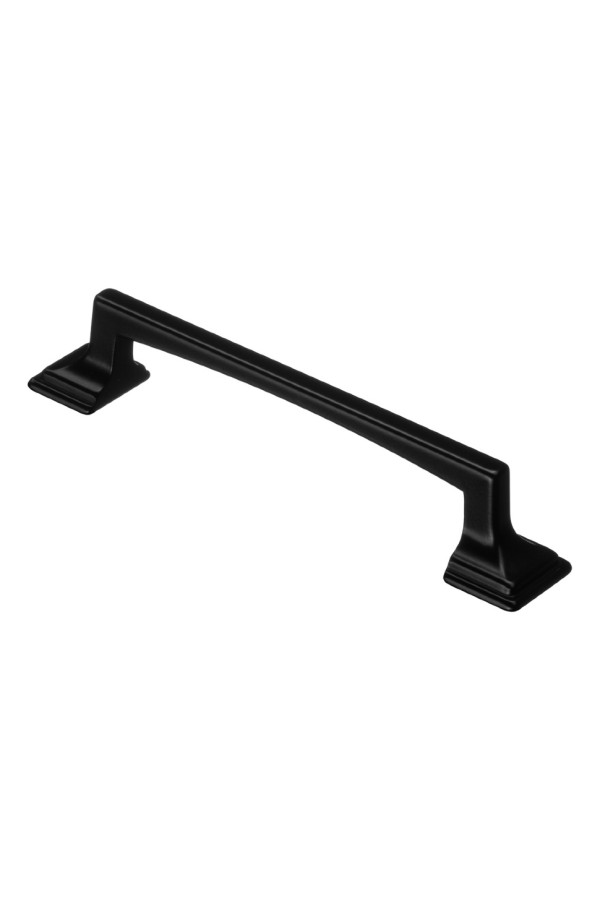 Ручка-скоба плоские концы 96 мм, матовый черный RS-108-96 BL