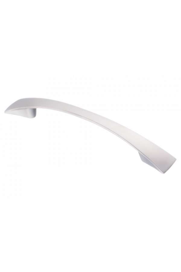 Ручка-скоба плоские концы, матовый хром, 128 мм S-2211-128 SC
