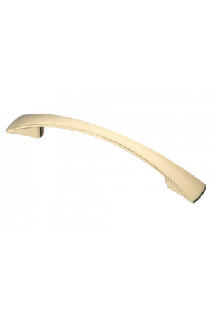 Ручка-скоба плоские концы, золото, 128 мм S-2211-128 OT