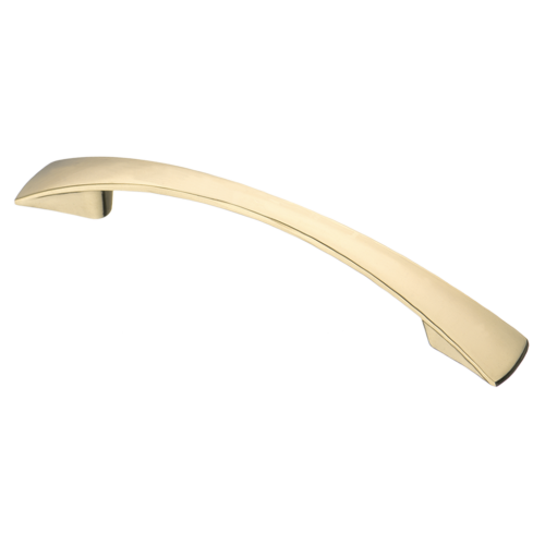 Ручка-скоба плоские концы, золото, 128 мм S-2211-128 OT