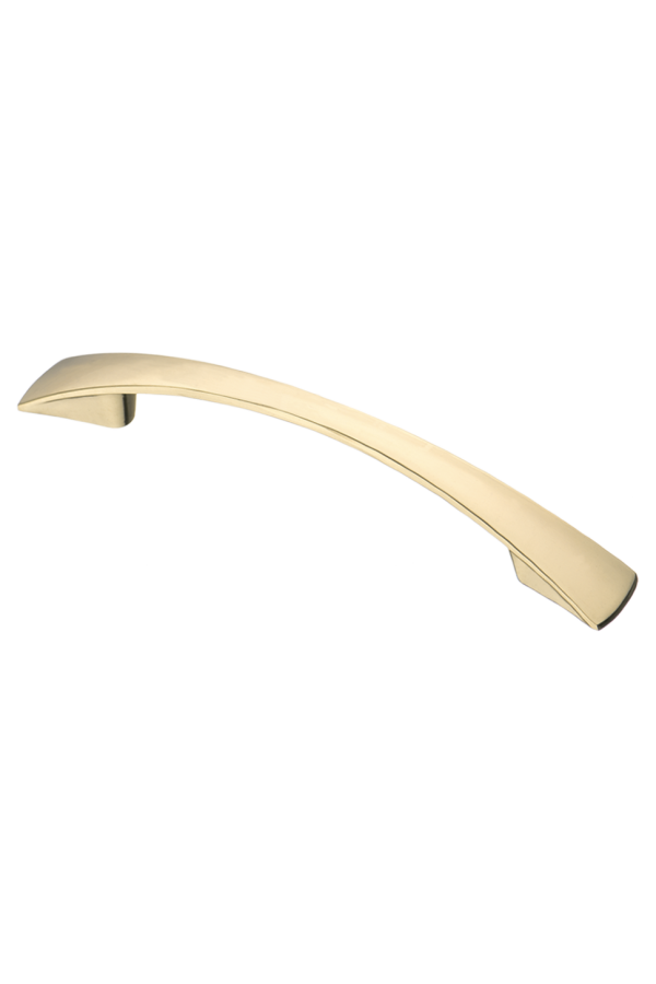 Ручка-скоба плоские концы, золото, 128 мм S-2211-128 OT