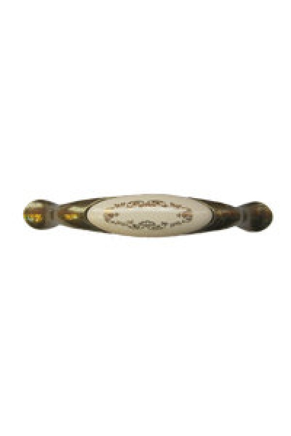Ручка-скоба рисунок "Узор золотой" (RS112AB W02З)(L-1947-96-3) СP-9331