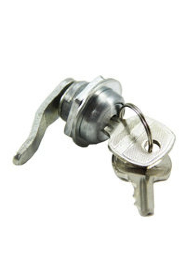 Замок почтовый короткий изогнутый  ригель (круглый ключ) Z/P0705
