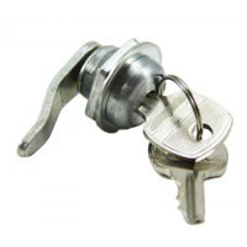 Замок почтовый короткий изогнутый  ригель (круглый ключ) Z/P0705