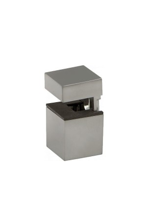 Полкодержатель декоративный, "куб" мат.хром GS-014SC