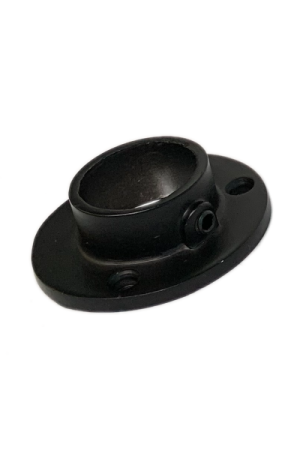 Фланец (толщина стенки - 4мм)  25 мм  R11B, ЧЕРНЫЙ 2809-25-BK