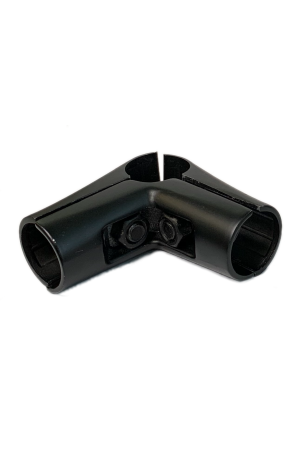 Uno- 4.25 Крепеж угловой с 4-мя направлениями ( (Z-038+038+039)R-43) T - 14, цвет ЧЕРНЫЙ UNO-4.25-BL
