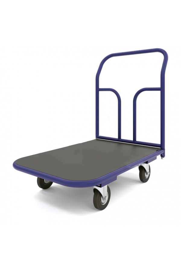Тележка платформенная. Цельнолистовая резина. ТПР 1 500х800 К1350-18