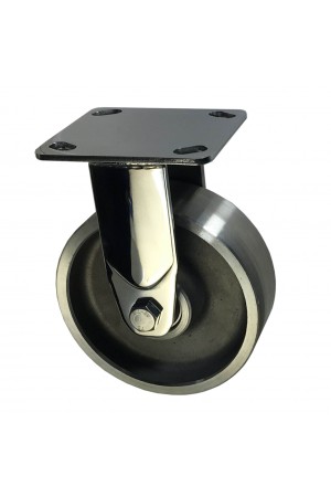 Колесо большегрузное из нержавеющей стали неповоротное SS6660-01-SS