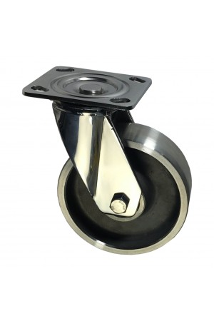 Колесо большегрузное из нержавеющей стали поворотное SS6660-02-SS
