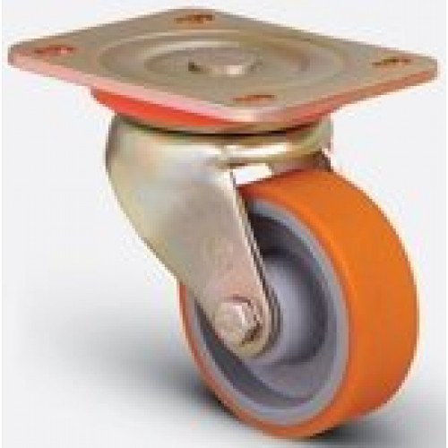 Колесо полиуретановое поворотное , диск-чугун, 150 мм ( ED01 VBP 150 )