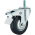 Колесо промышленное поворотное болтовое крепление с тормозом (М10)  75мм (SCTB94)