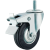 Колесо промышленное поворотное болтовое крепление с тормозом (М12)  85мм