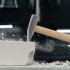 Молоток слесарный, 600 г, квадратный боек, деревянная рукоятка Россия