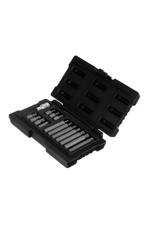 Набор бит TORX, хвостовик-шестигранник, 10 мм, CrV, 15 предметов Stels