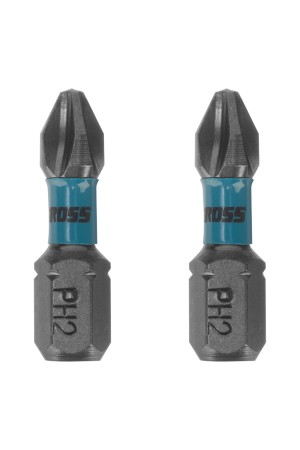 Бита торсионная PH2 x 25 мм, для ударных шуруповертов, 2 шт. Gross
