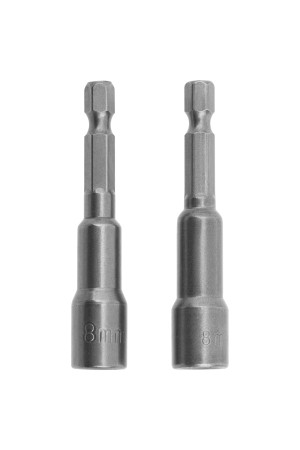 Биты с торцевыми головками 8 мм, 65 мм, 2 шт. Matrix