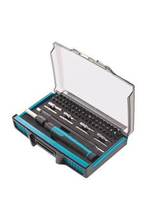 Отвертка с набором бит и торцевых головок для точных работ, гибкий привод, 48 шт, CrMo Gross