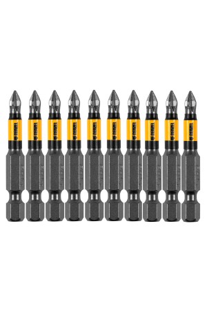 Бита PH1х50, сталь S2, цилиндр., 10 шт. Е 6,3 Denzel