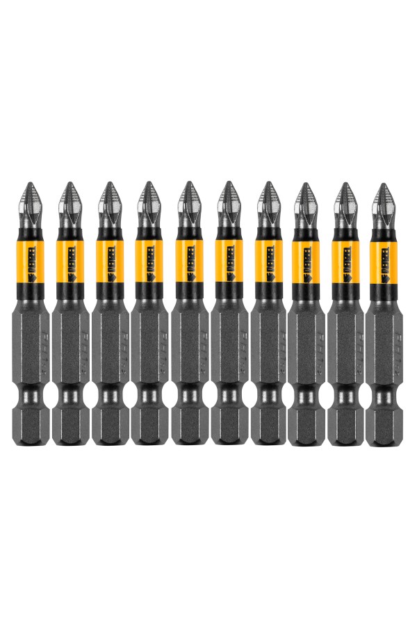Бита PH1х50, сталь S2, цилиндр., 10 шт. Е 6,3 Denzel