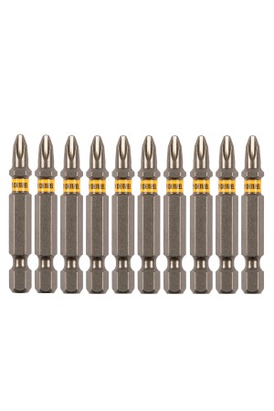 Бита PH2х50, сталь S2, шестигранный профиль, 10 шт. Е 6,3 Denzel
