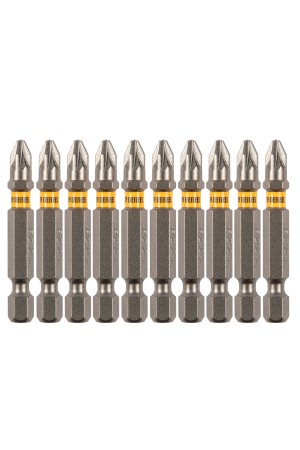 Бита PZ2х50, сталь S2, шестигранный профиль, 10 шт. Е 6,3 Denzel