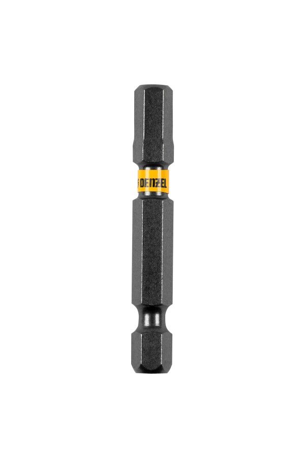 Бита HEX 6х50, сталь S2, шестигранный профиль, 10 шт. Е 6,3 Denzel