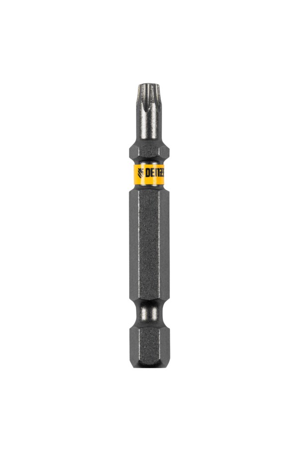 Бита TX 20х50, сталь S2, шестигранный профиль, 10 шт. Е 6,3 Denzel