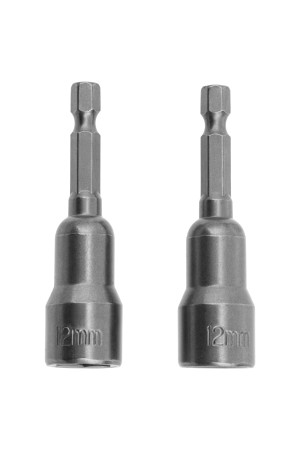 Биты с торцевыми головками 12 мм, 65 мм, 2 шт. Matrix