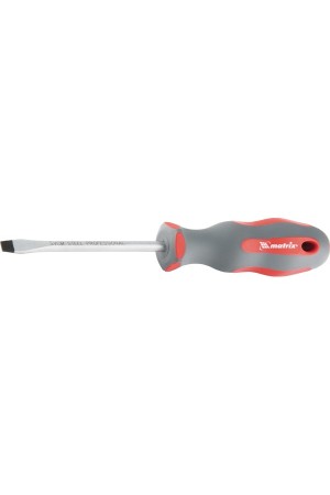 Отвертка Profi, SL6.5 х 200 мм, SVСM, двухкомпонентная рукоятка Matrix