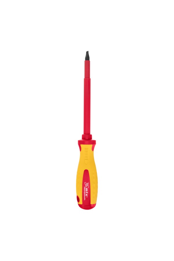 Отвертка Insulated, SL8 x 150 мм, CrMo, до 1000 В, двухкомпонентная рукоятка Matrix Professional