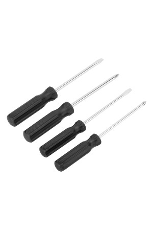 Набор отверток 4 шт, SL5 x 100.6 x 100, PH1 x 100, 2 x 100, углеродистая сталь, пластиковая рукоятка Sparta